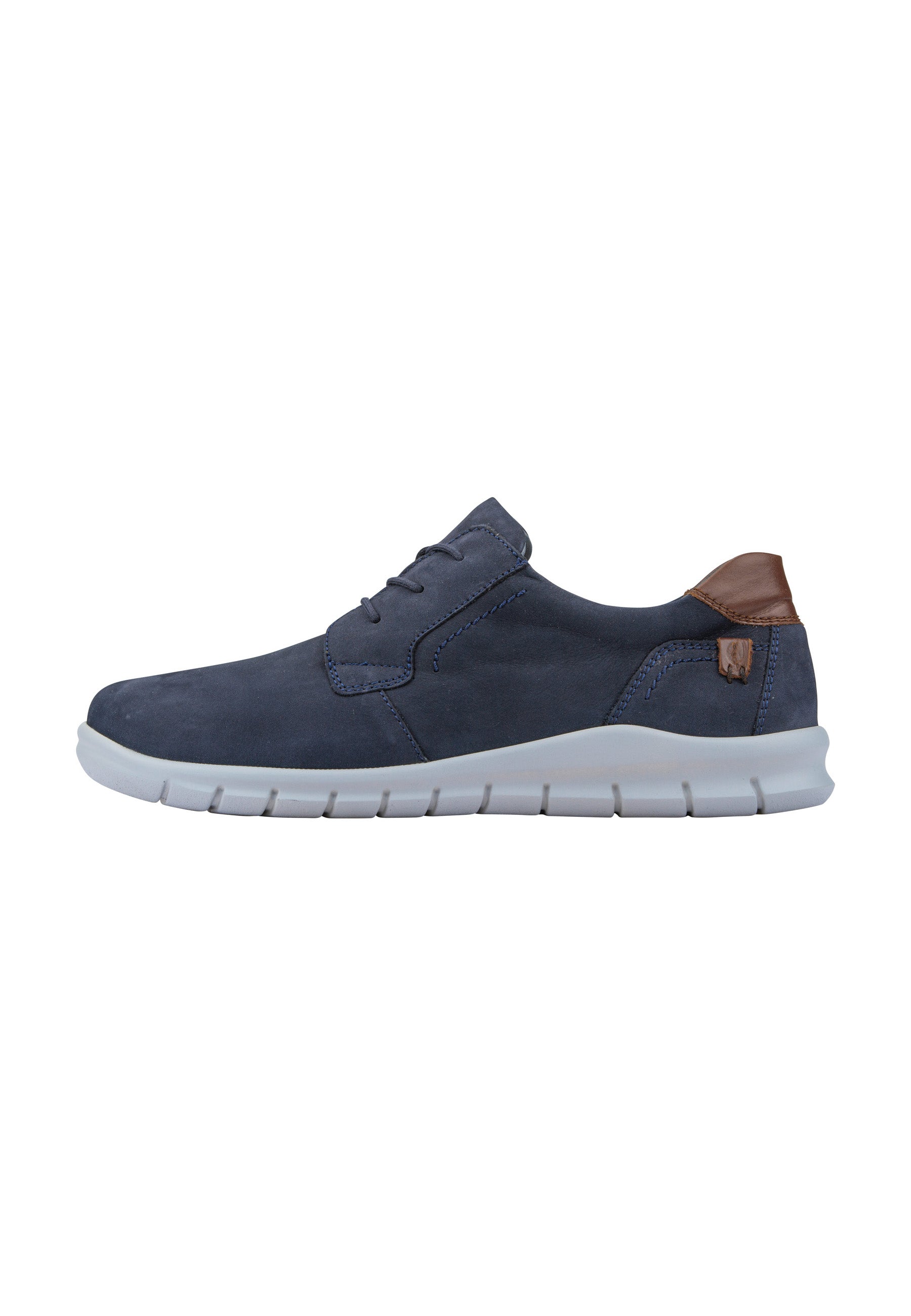 Herren Halbschuh Hector Blau Weite H 366002-200-217