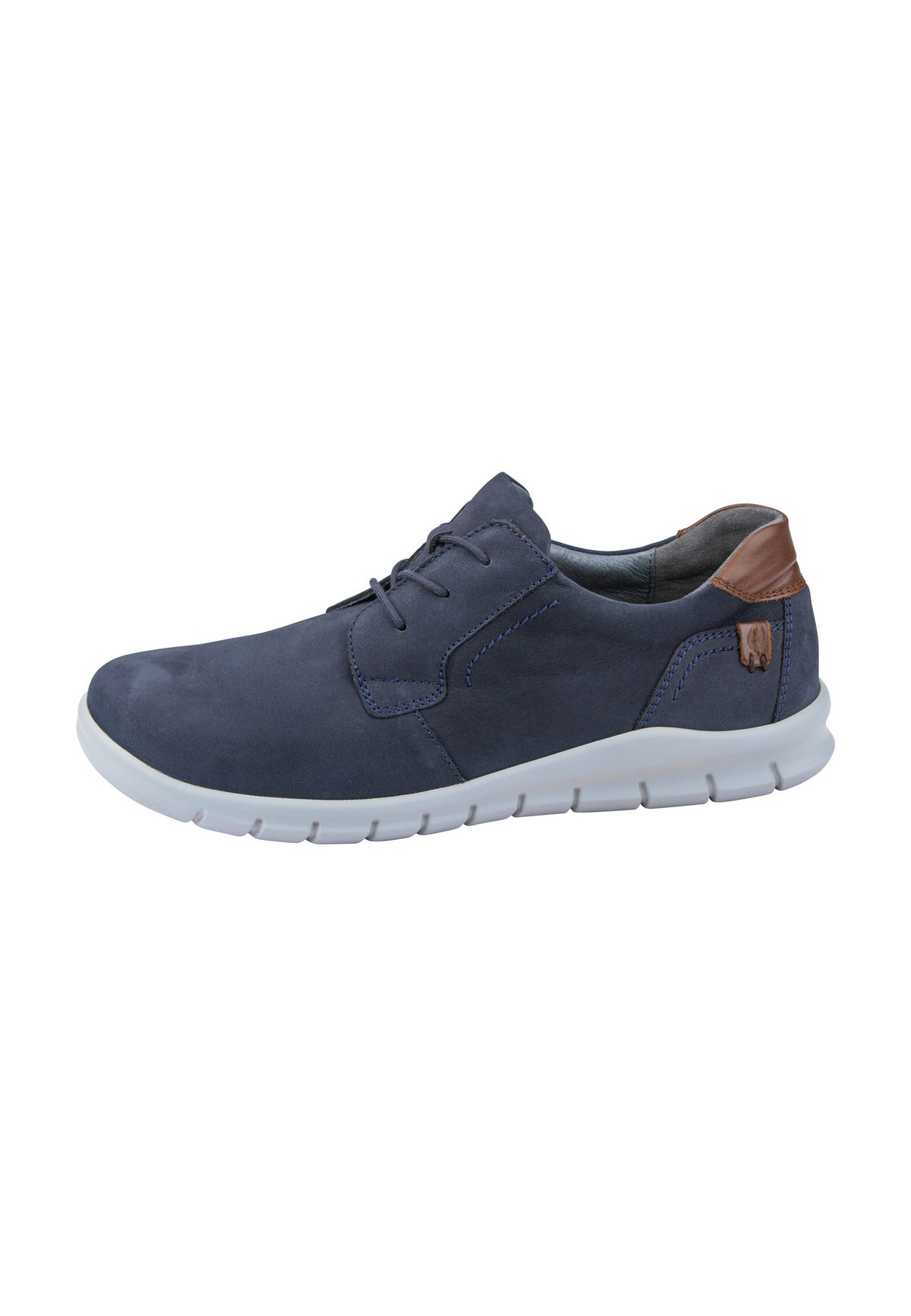 Herren Halbschuh Hector Blau Weite H 366002-200-217 - Ansicht 2