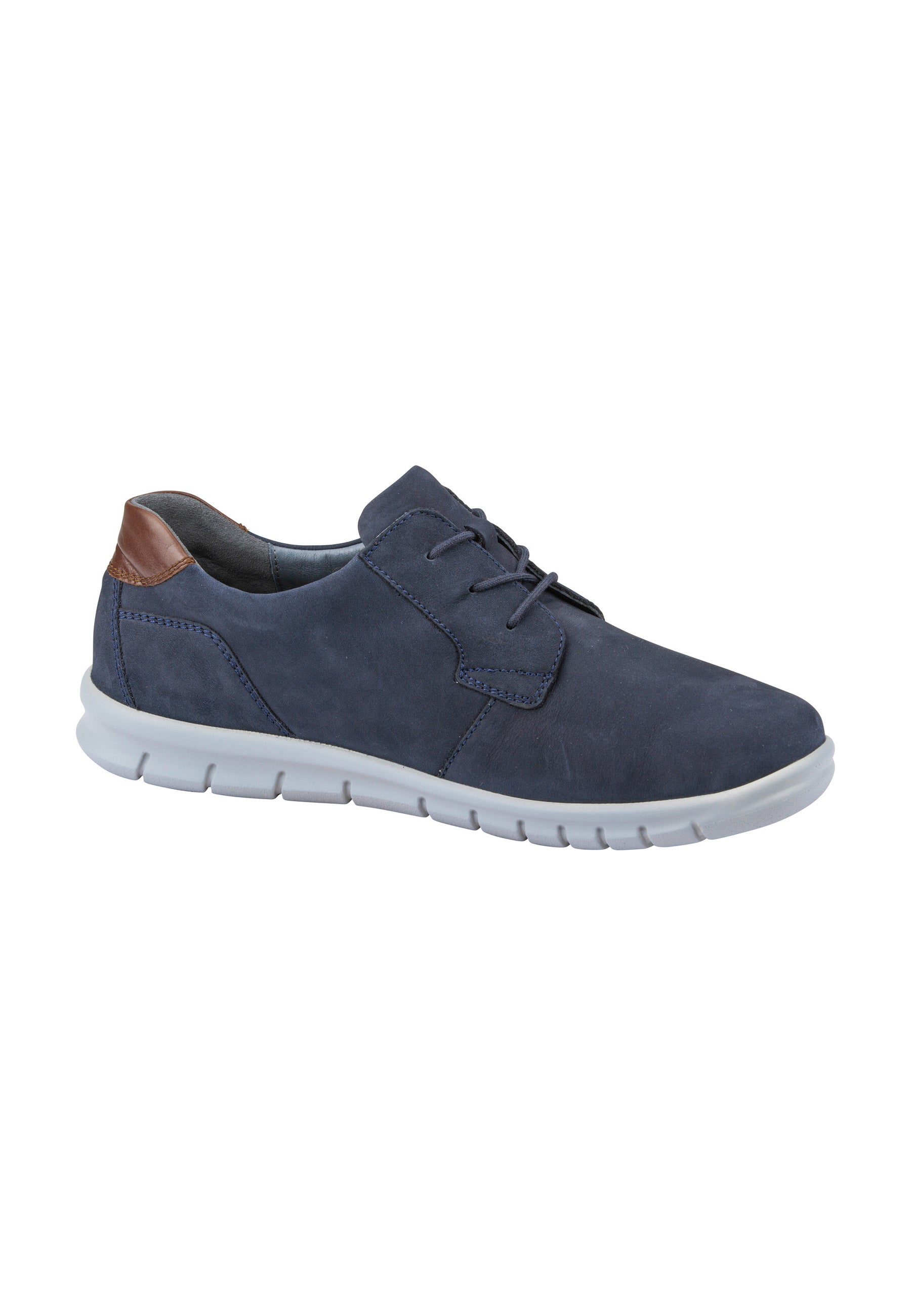 Herren Halbschuh Hector Blau Weite H 366002-200-217 - Ansicht 4