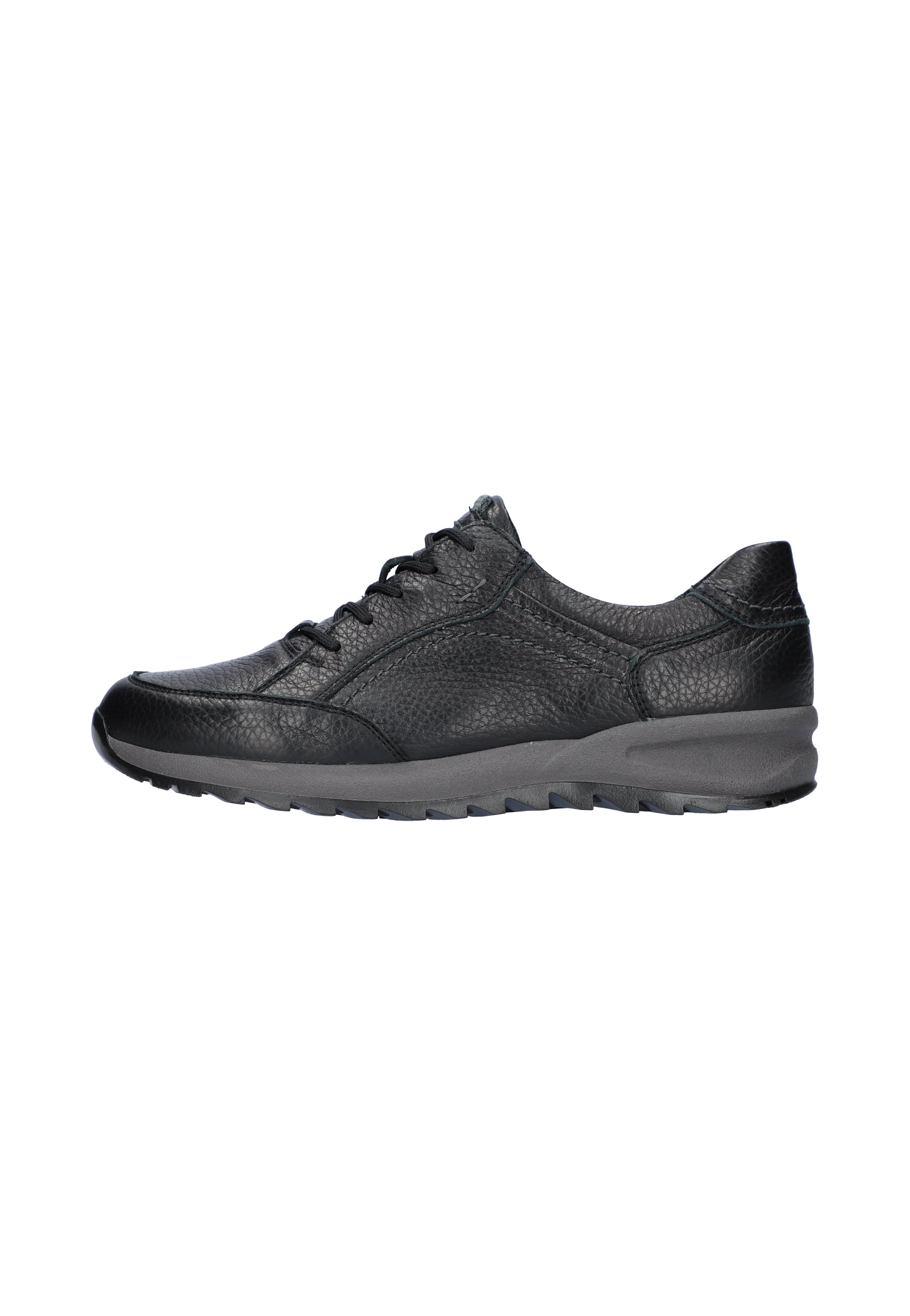 Herren Halbschuh Helle Schwarz Weite H 388005-199-001
