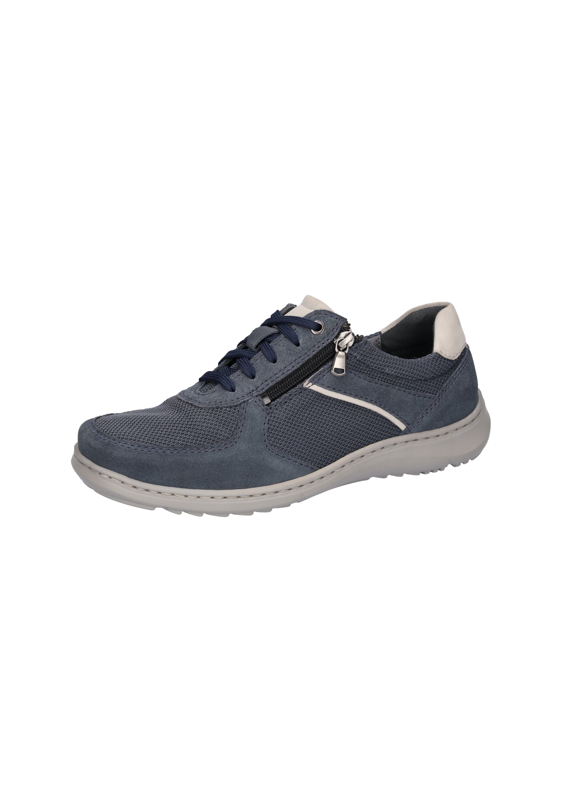 Herren Halbschuh Herwig Blau Weite H 478014-101-857 - Ansicht 2