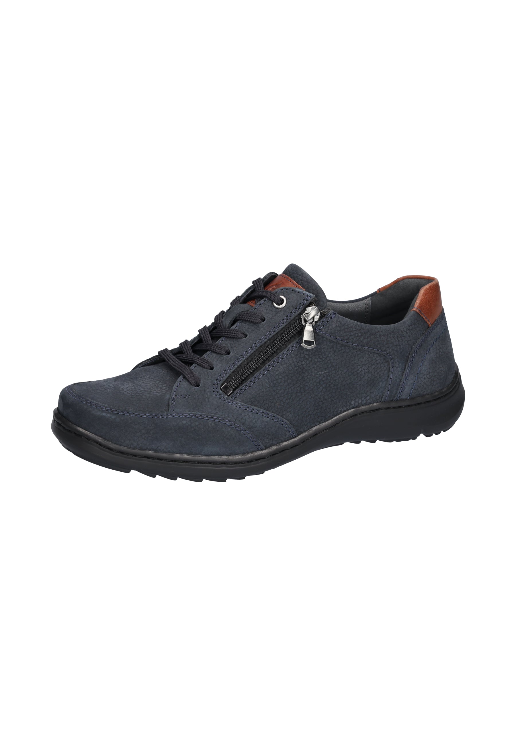 Herren Halbschuh Herwig Blau Weite H 478015-100-416 - Ansicht 2