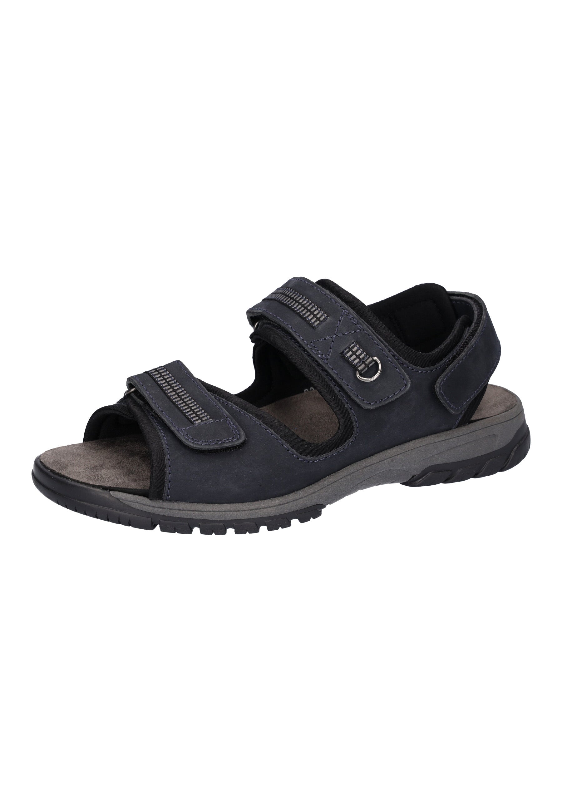 Herren Sandale Harald Blau Weite H 372002-191-217 - Ansicht 2