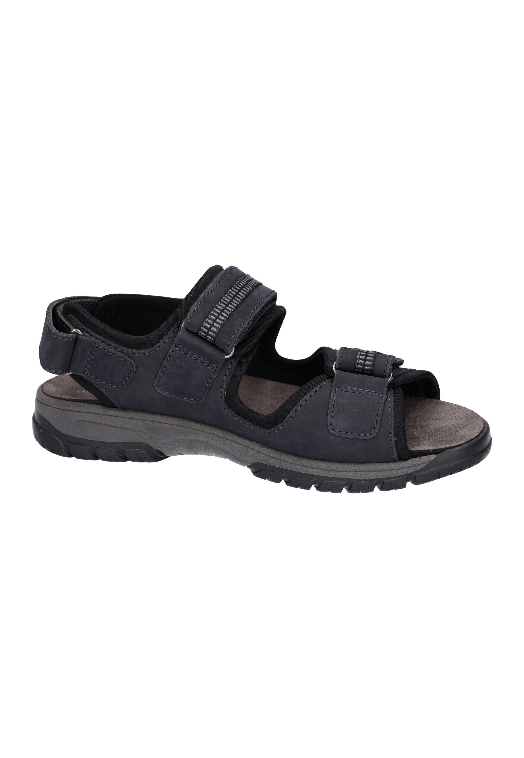 Herren Sandale Harald Blau Weite H 372002-191-217 - Ansicht 4