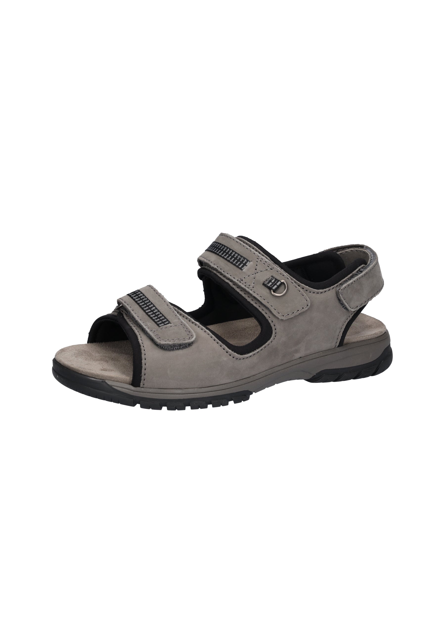 Herren Sandale Harald Grau Weite H 372002-100-007 - Ansicht 2
