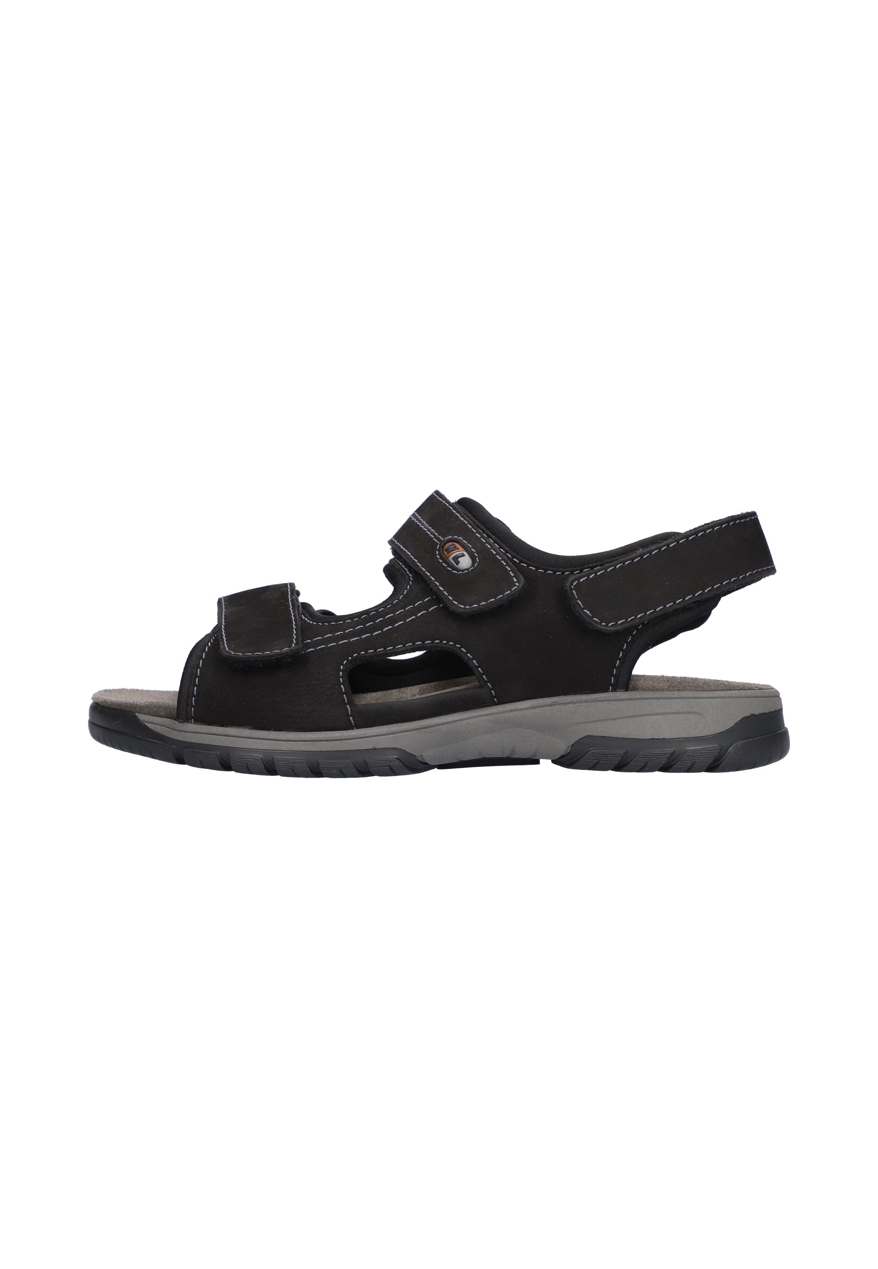 Herren Sandale Harald Schwarz Weite H 372001-191-001