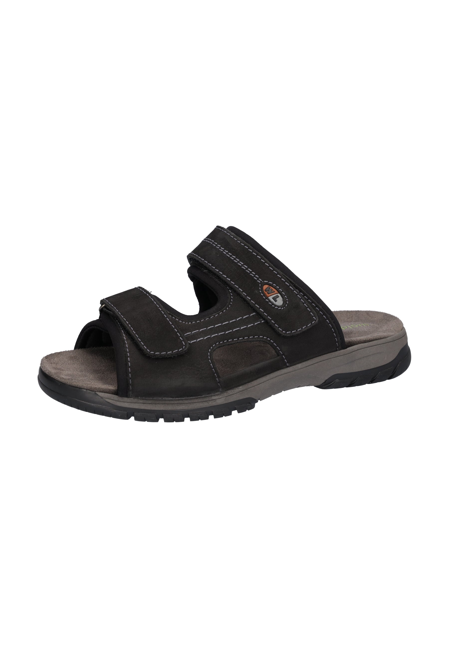 Herren Sandale Harald Schwarz Weite H 372501-100-001 - Ansicht 2