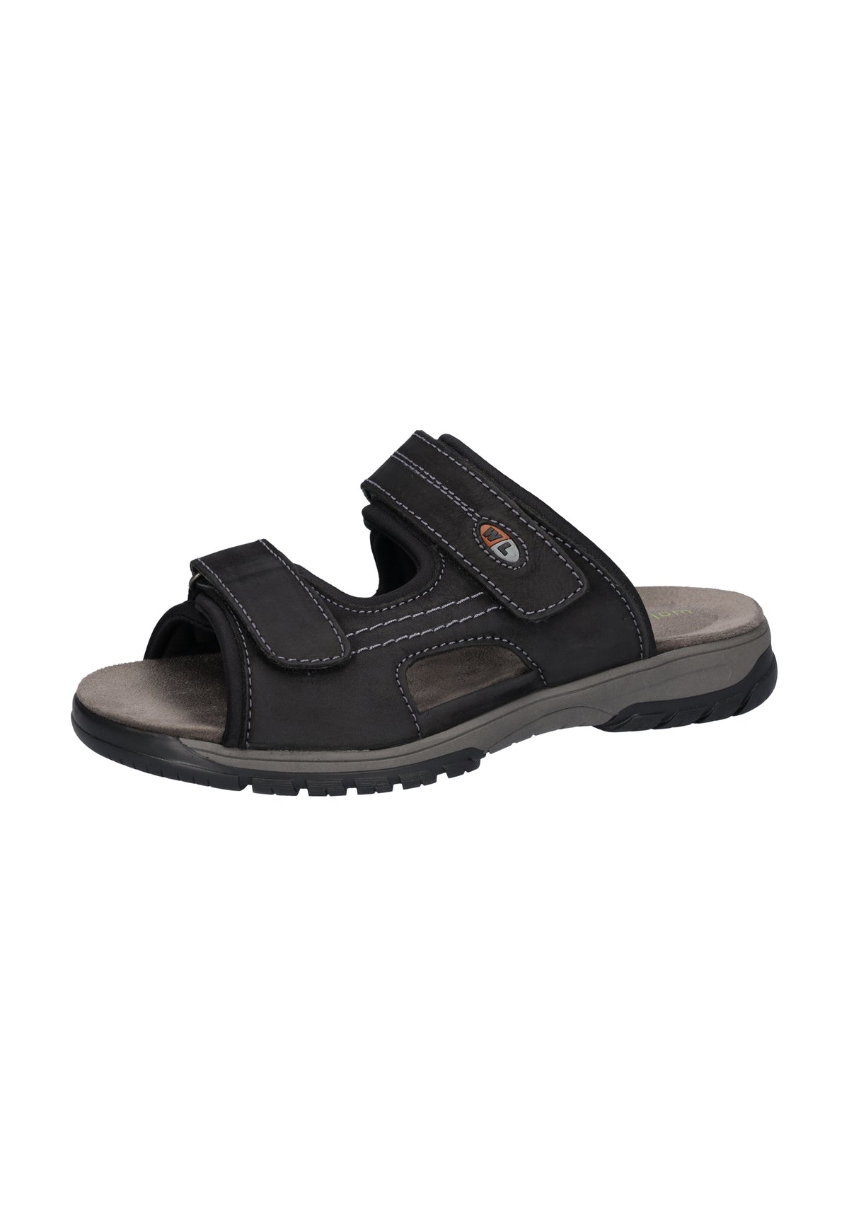 Herren Sandale Harald Schwarz Weite H 372501-191-001 - Ansicht 2